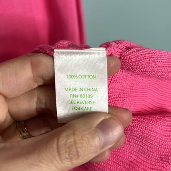 Lilly Pulitzer Keirnan Long-Sleeve Ruffle Cardigan Pink - Picture 6 of 8